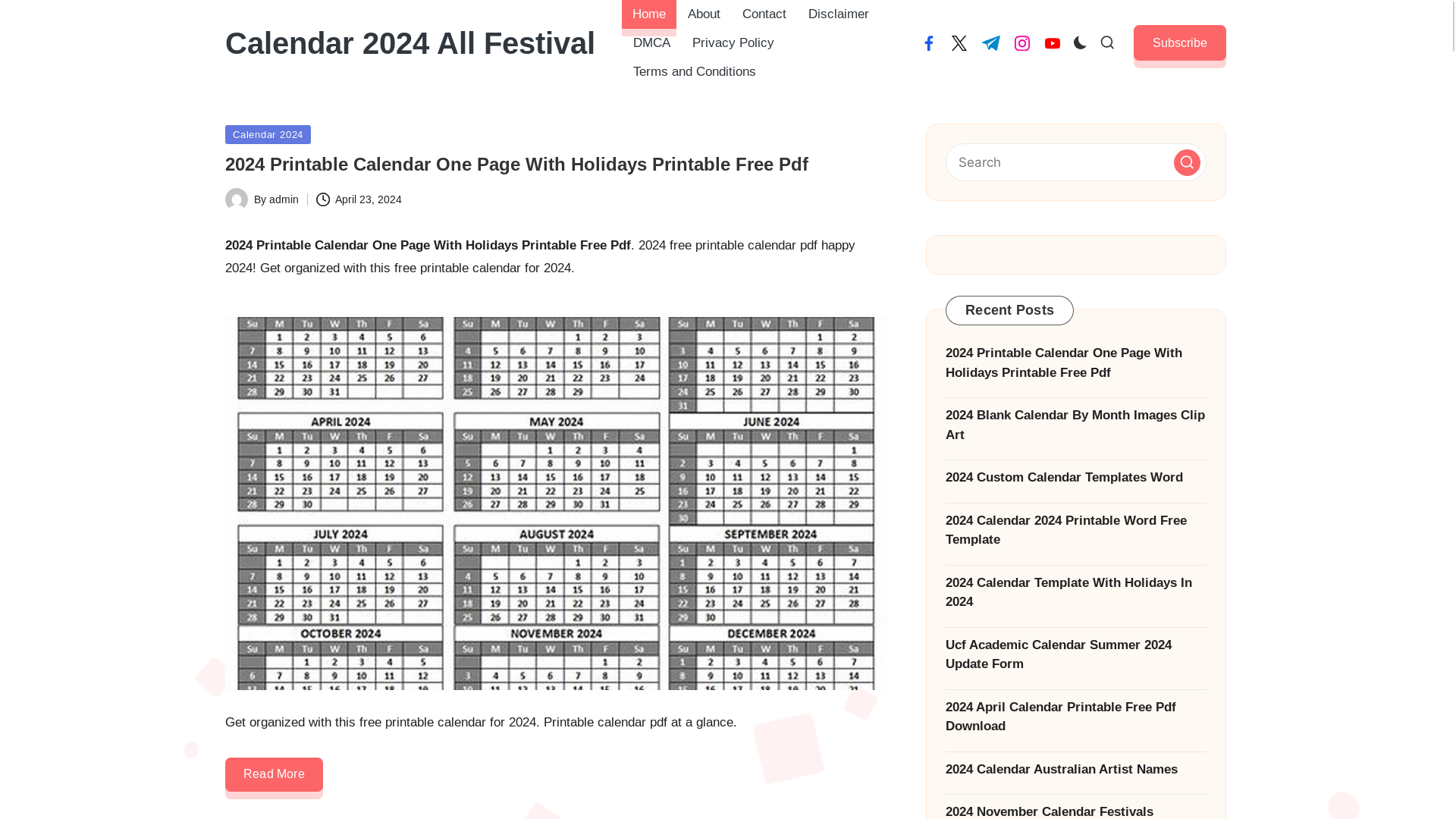website screenshot of https://printable2025calendar.pages.dev/