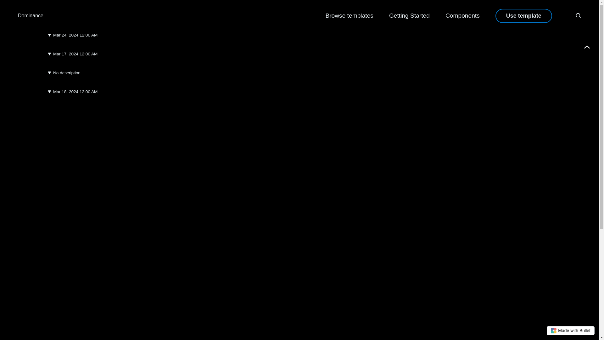 website screenshot of https://dominance-bullet.pages.dev/