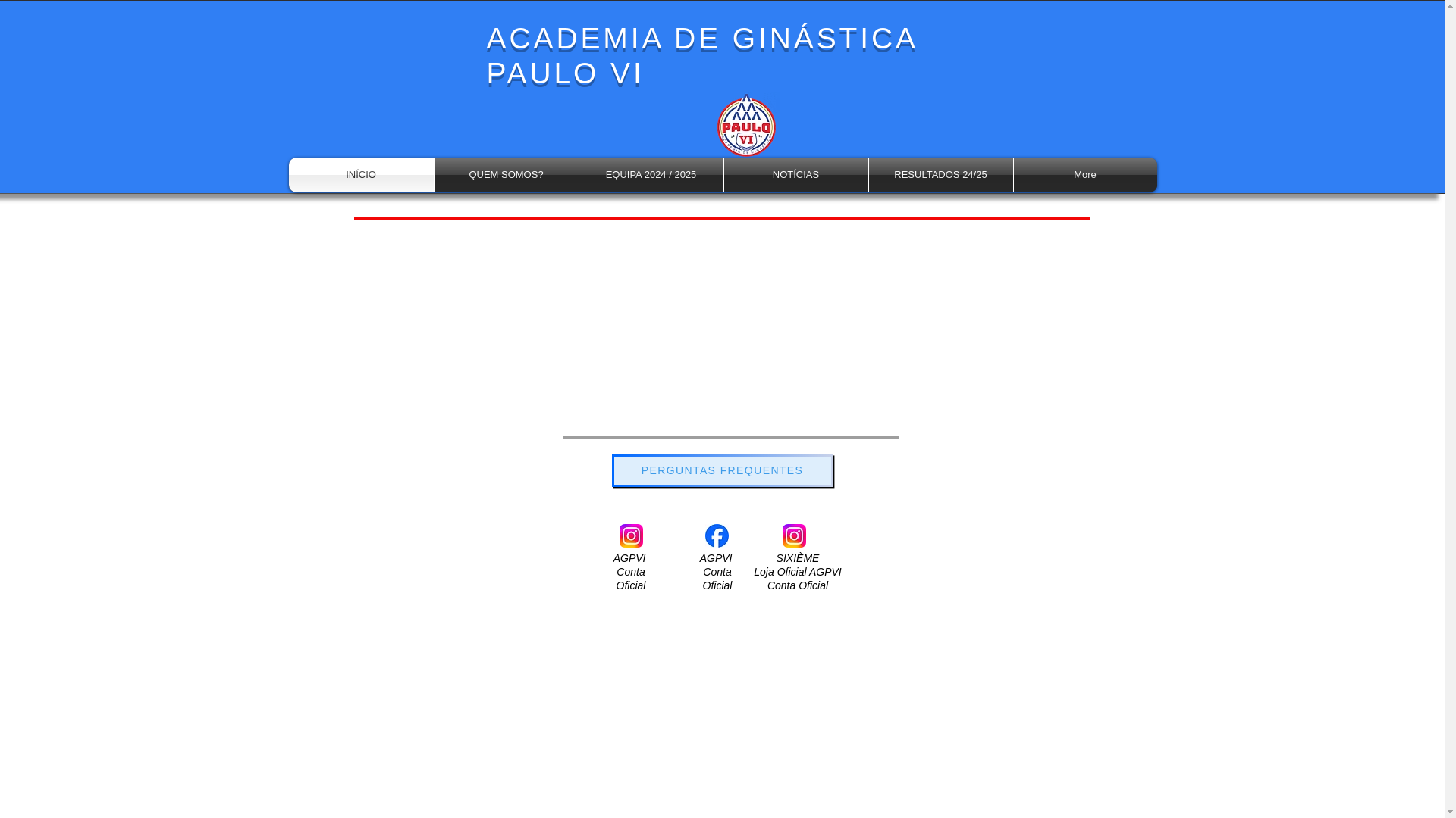 website screenshot of https://ginasticapaulovi.com/