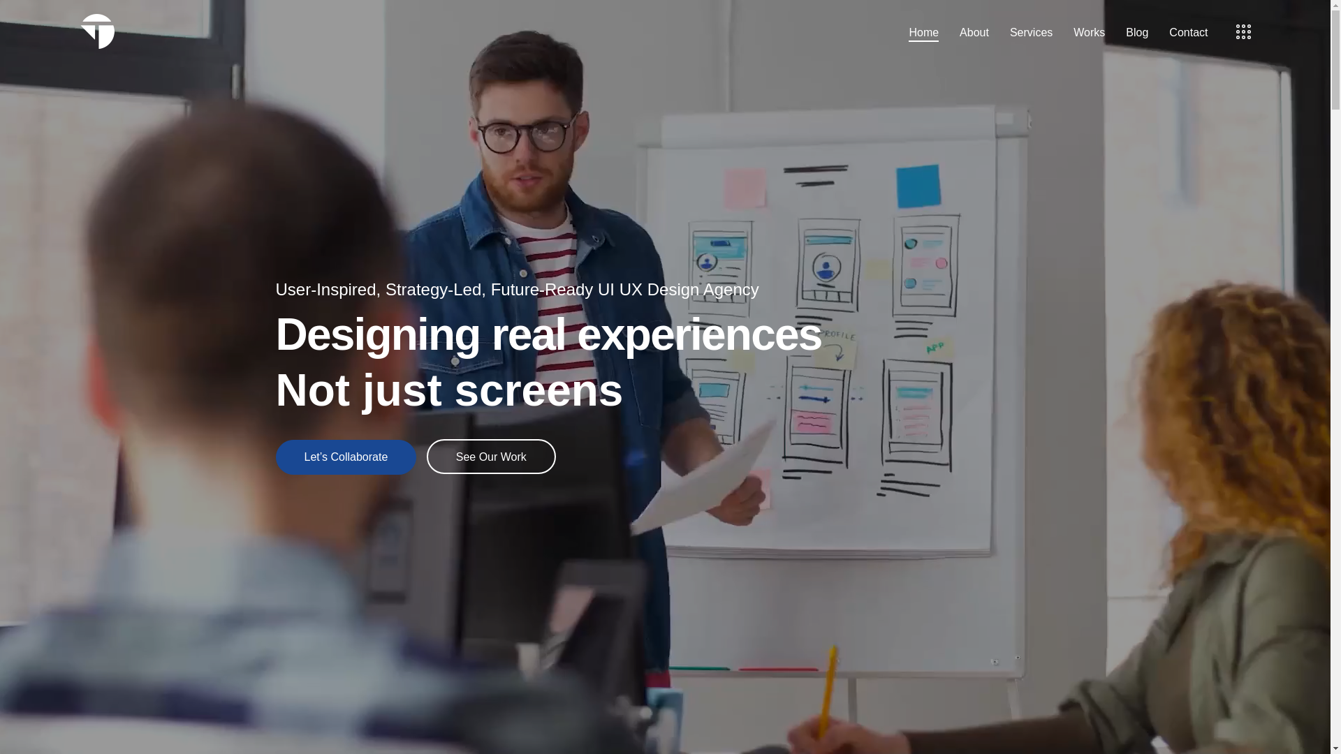 website screenshot of https://tentacklesdesign.com/