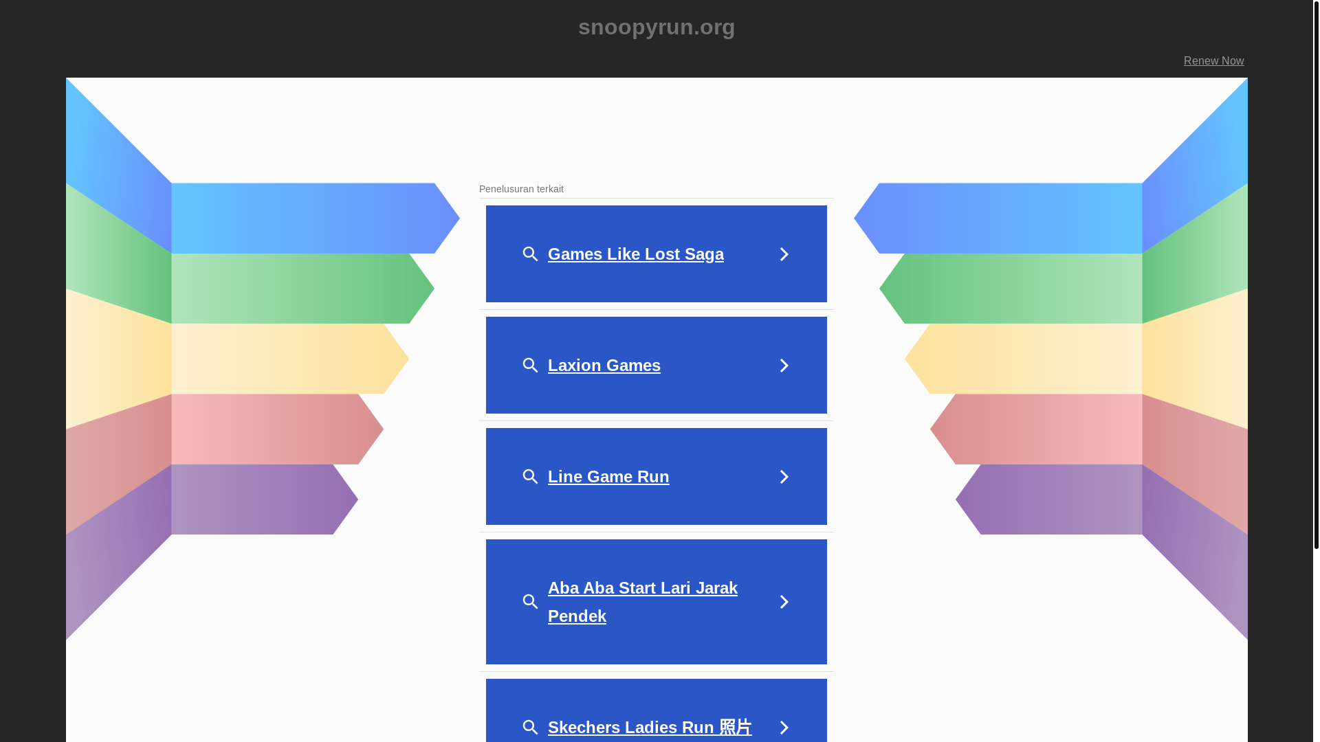 website screenshot of https://snoopyrun.org/
