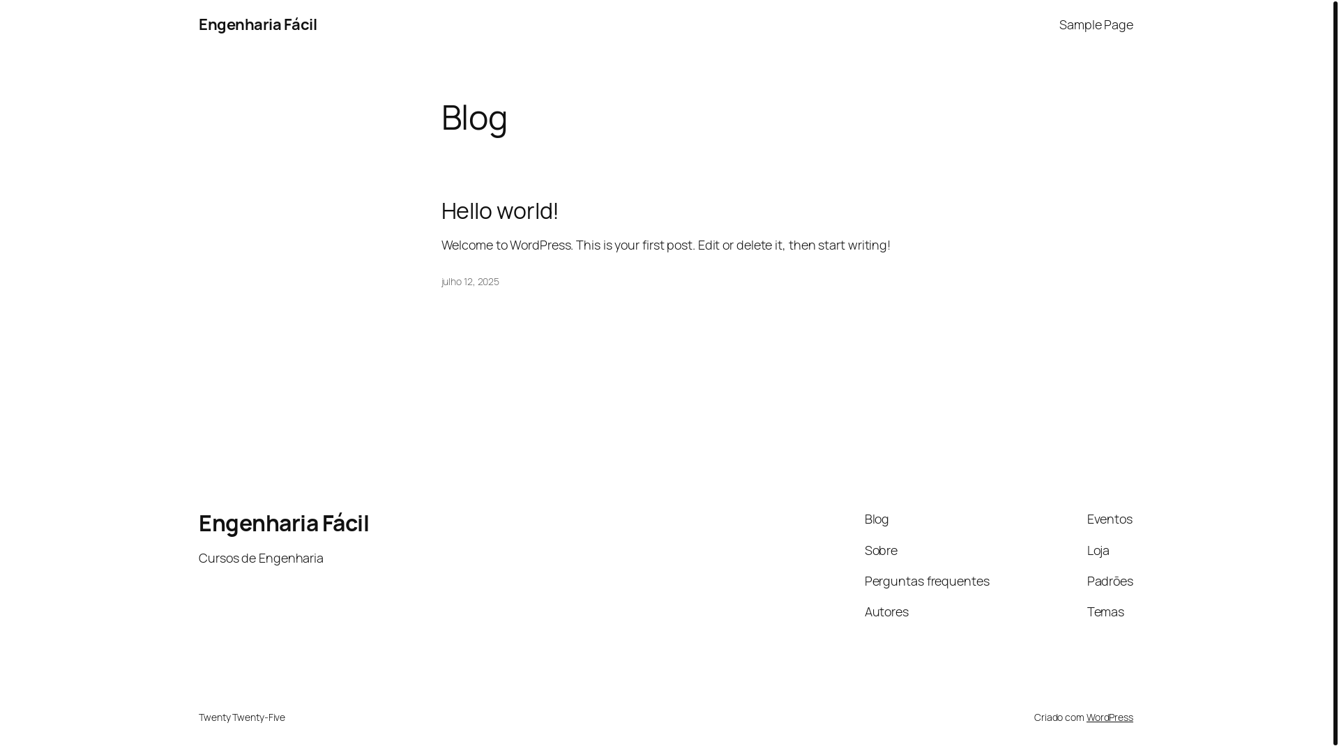 website screenshot of https://engenhariafacil.shop/