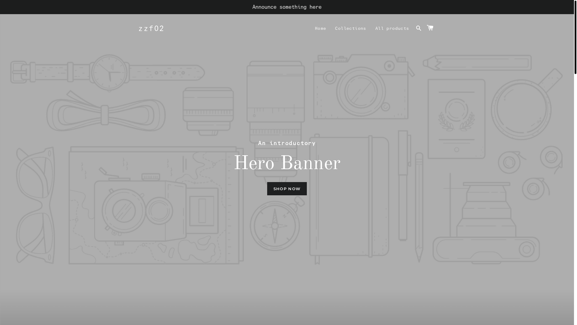 website screenshot of https://zjohnshop.com/