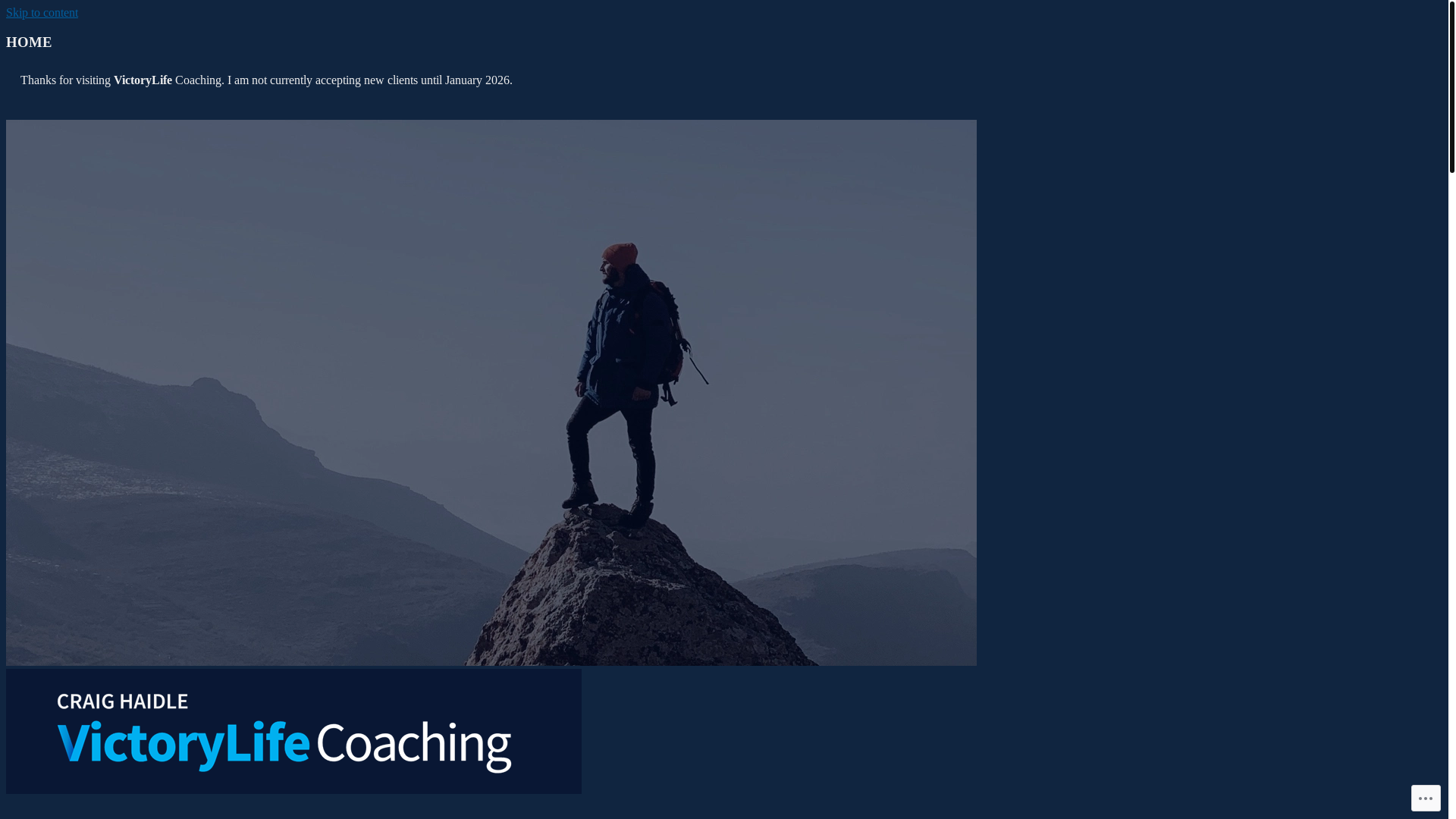 website screenshot of https://victorylifecoaching.online/