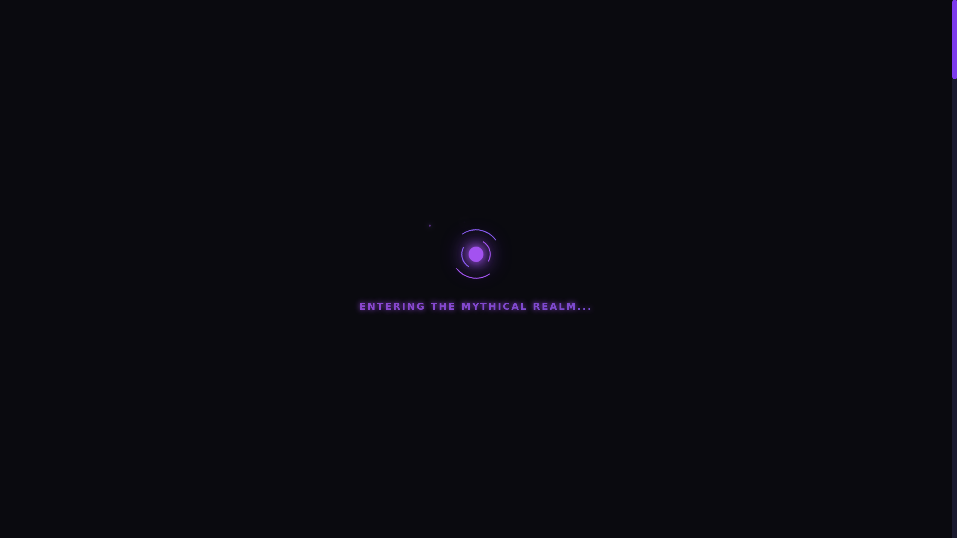 website screenshot of https://mythicalsystems-webpage.pages.dev/