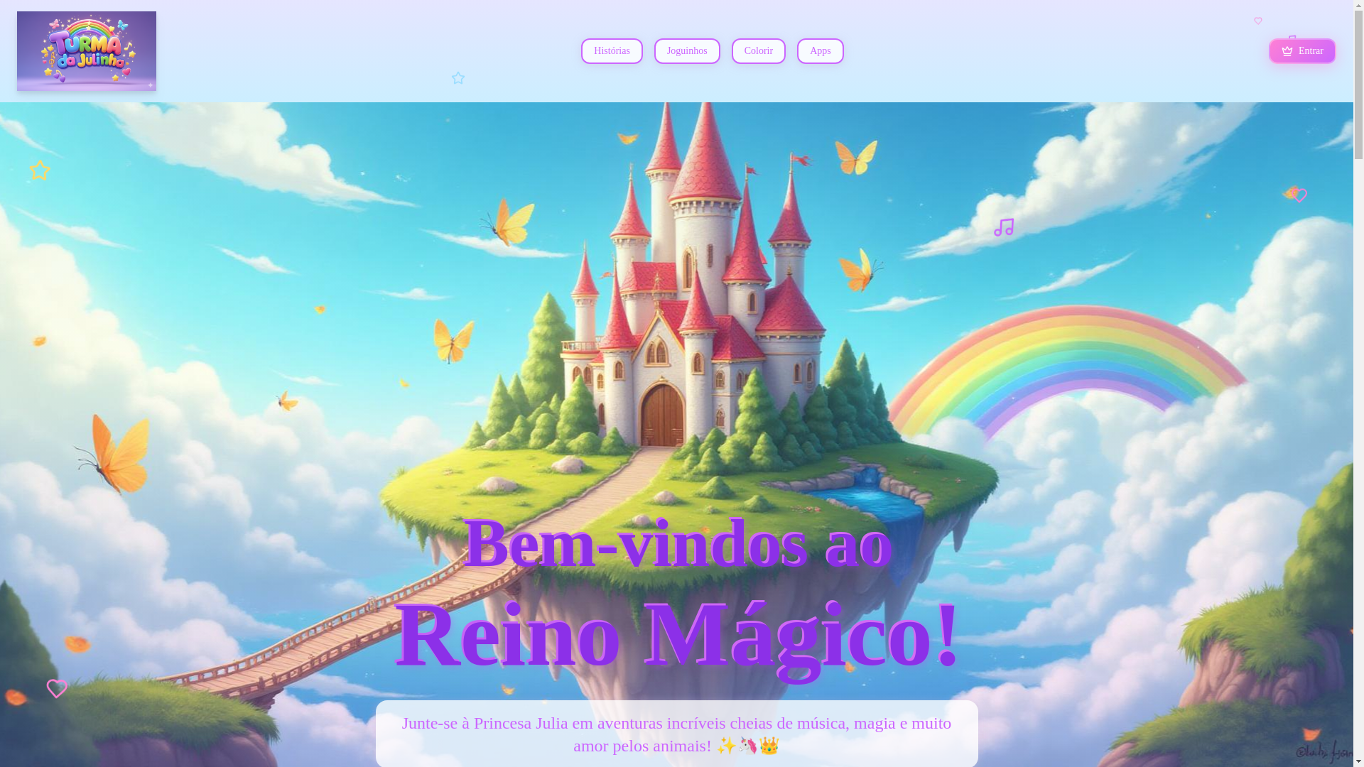 website screenshot of https://julias-magical-playhouse.pages.dev/