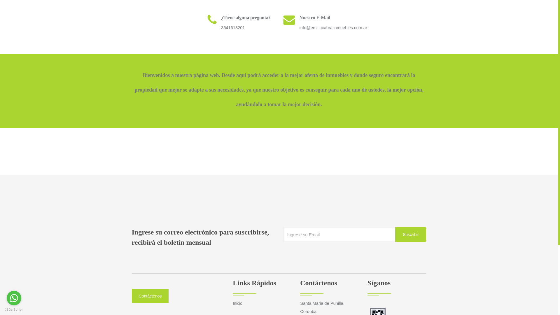 website screenshot of https://emiliacabralinmuebles.com.ar/