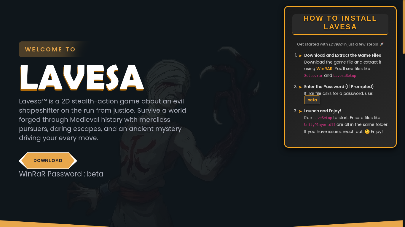 website screenshot of https://lavesabeta.com/