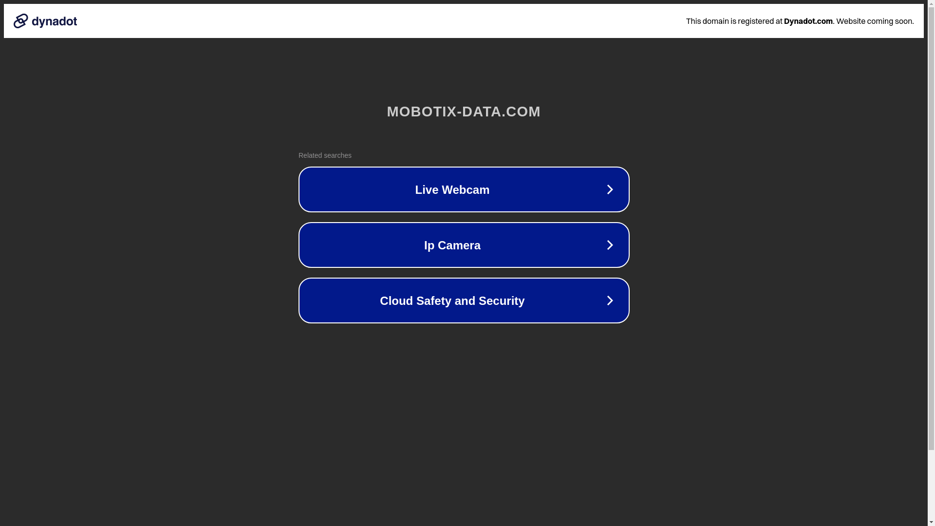 website screenshot of https://mobotix-data.com/