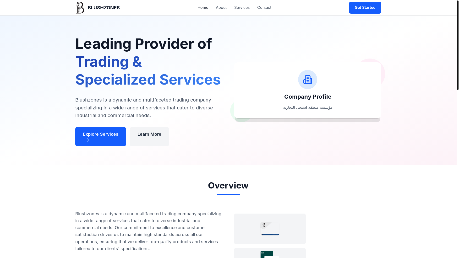 website screenshot of https://blushzones.pages.dev/