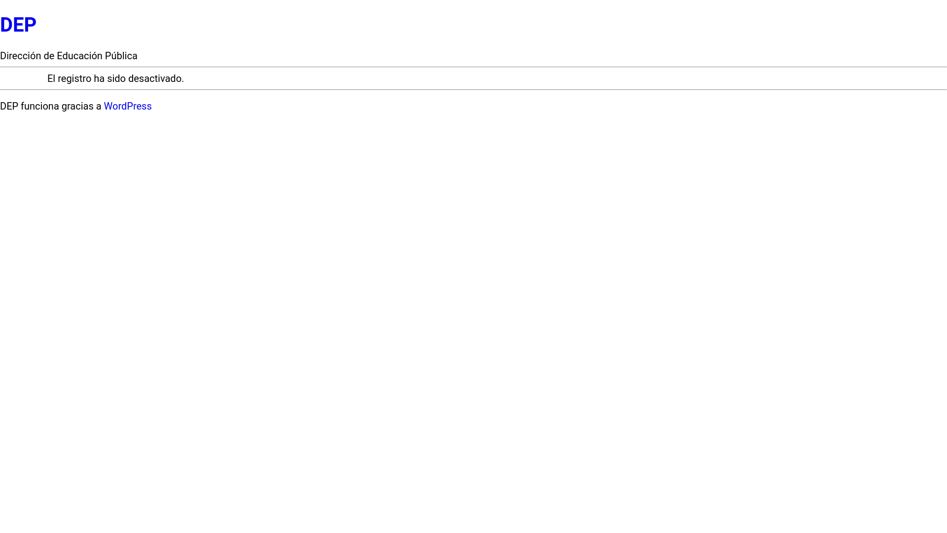 website screenshot of https://slepdelreloncavi.gob.cl/