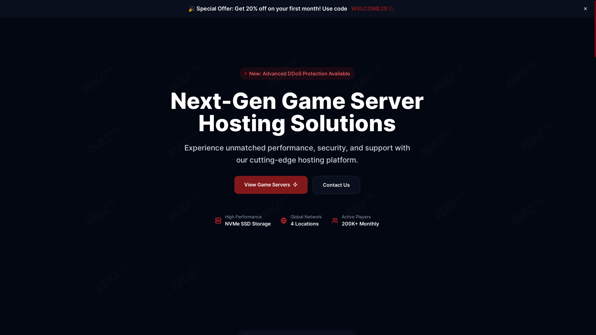 website screenshot of https://gameboyz-template.pages.dev/