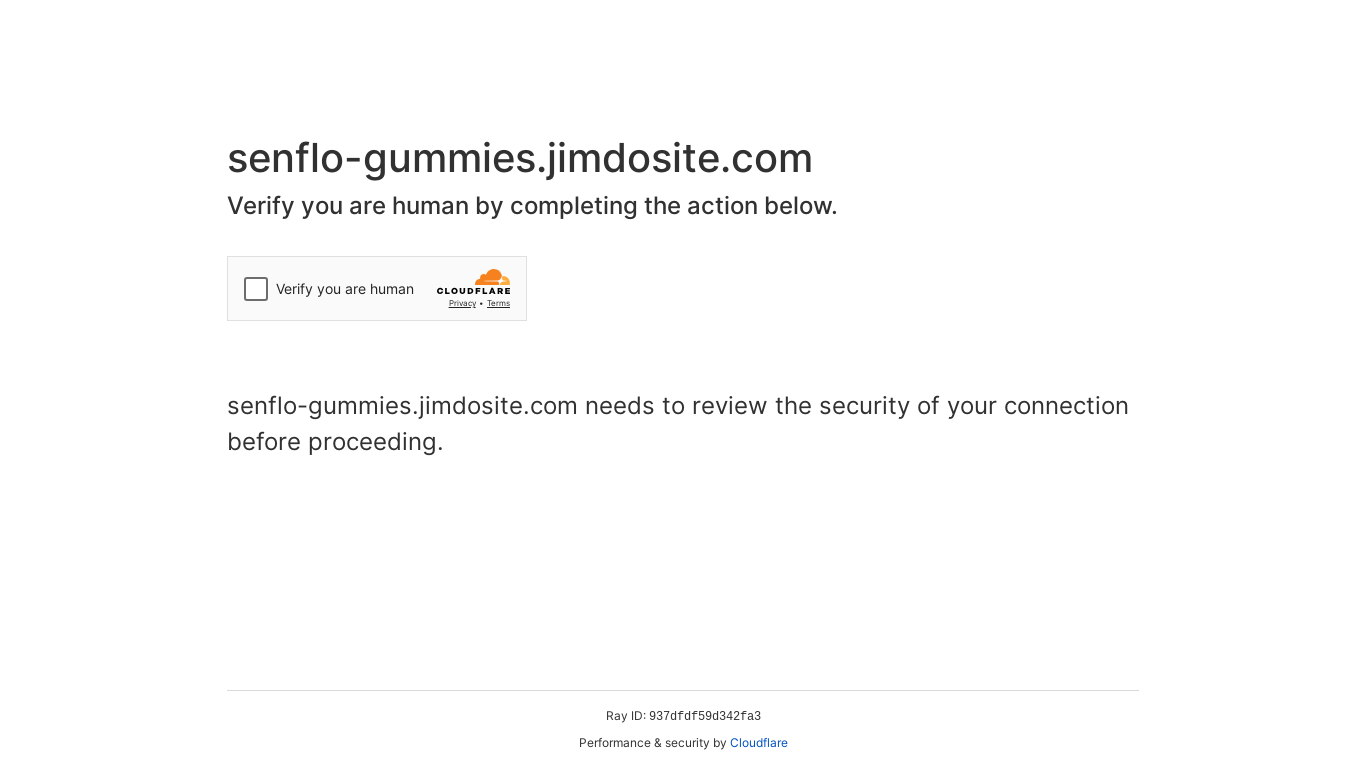 website screenshot of https://senflo-gummies.jimdosite.com/