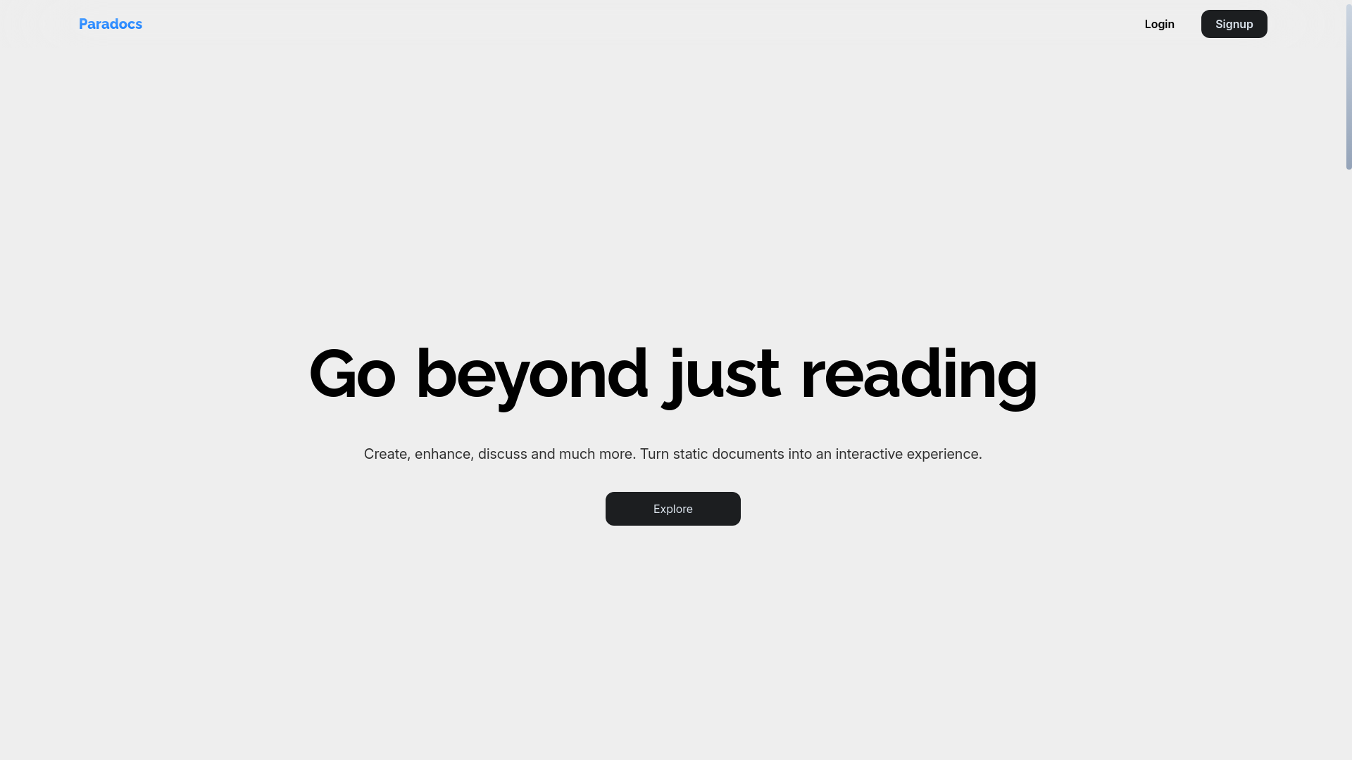 website screenshot of https://paradocs-prod.pages.dev/