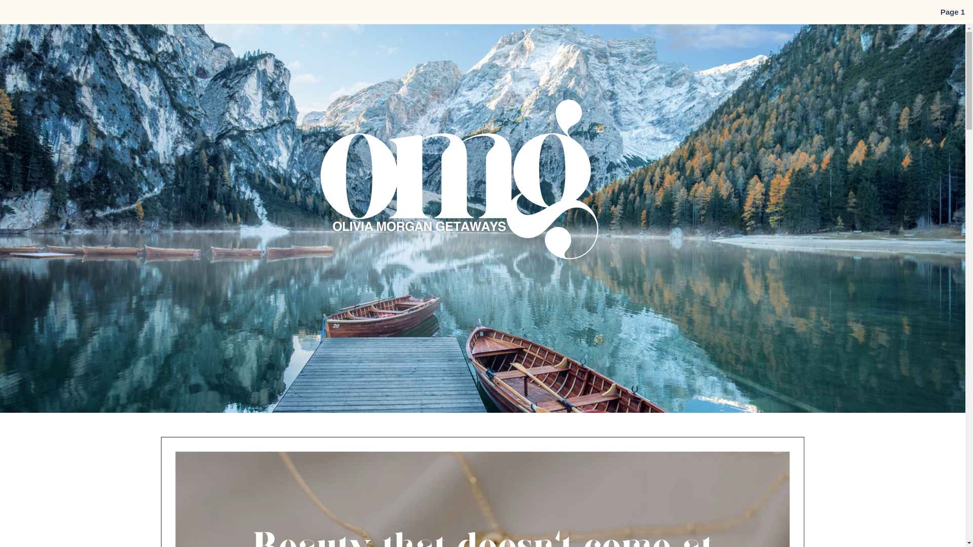 website screenshot of https://omgetaways.net/