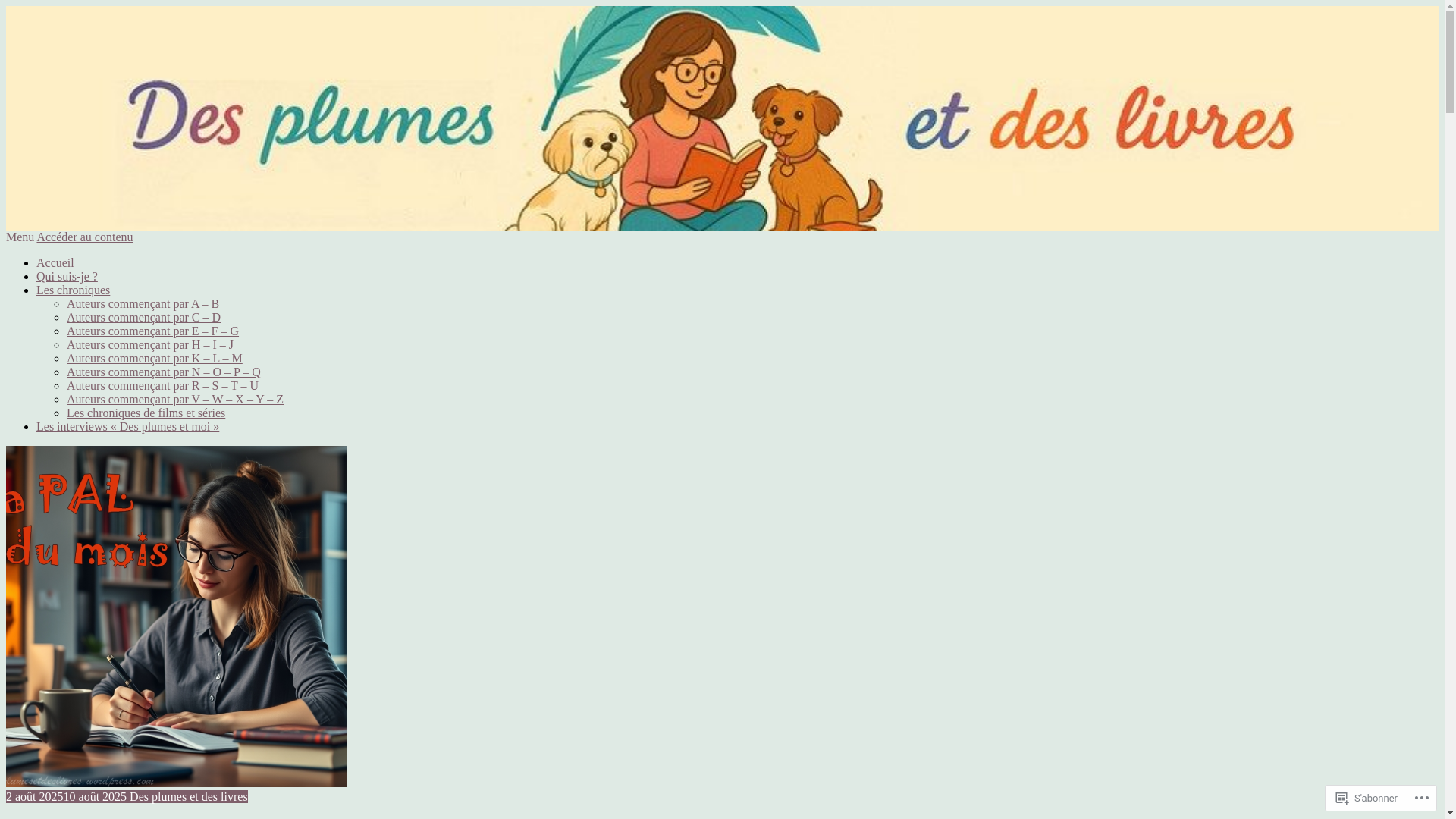 website screenshot of https://desplumesetdeslivres.com/
