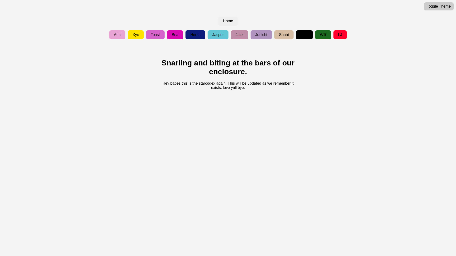 website screenshot of https://starcodex.pages.dev/