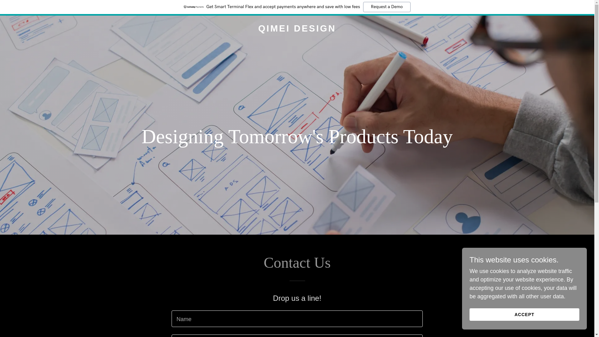 website screenshot of https://qimei-space.com/