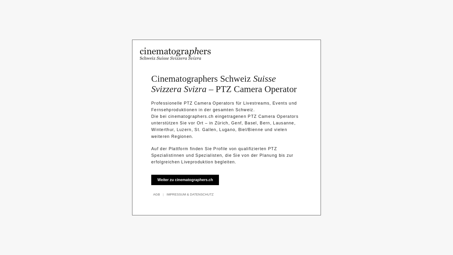 website screenshot of https://ptz-camera-operator.com/