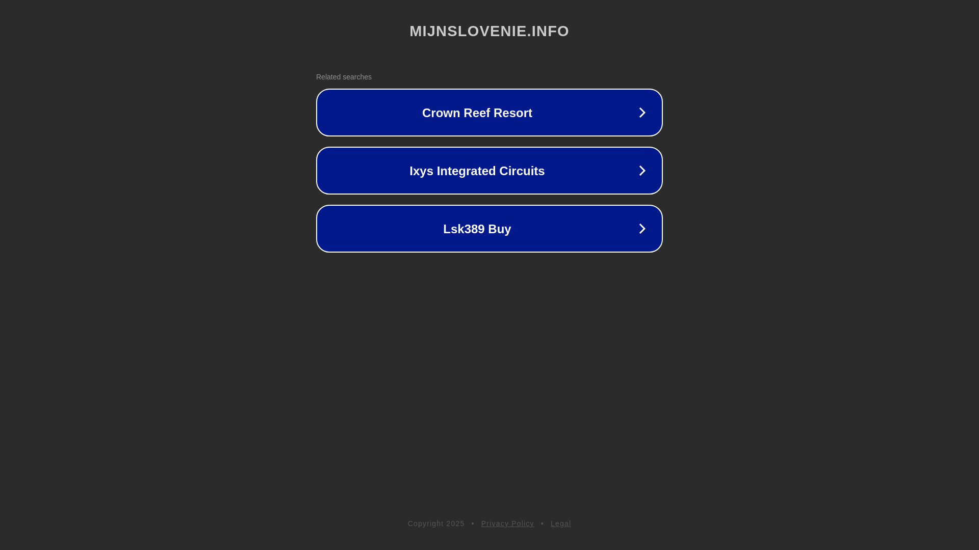 website screenshot of https://mijnslovenie.info/