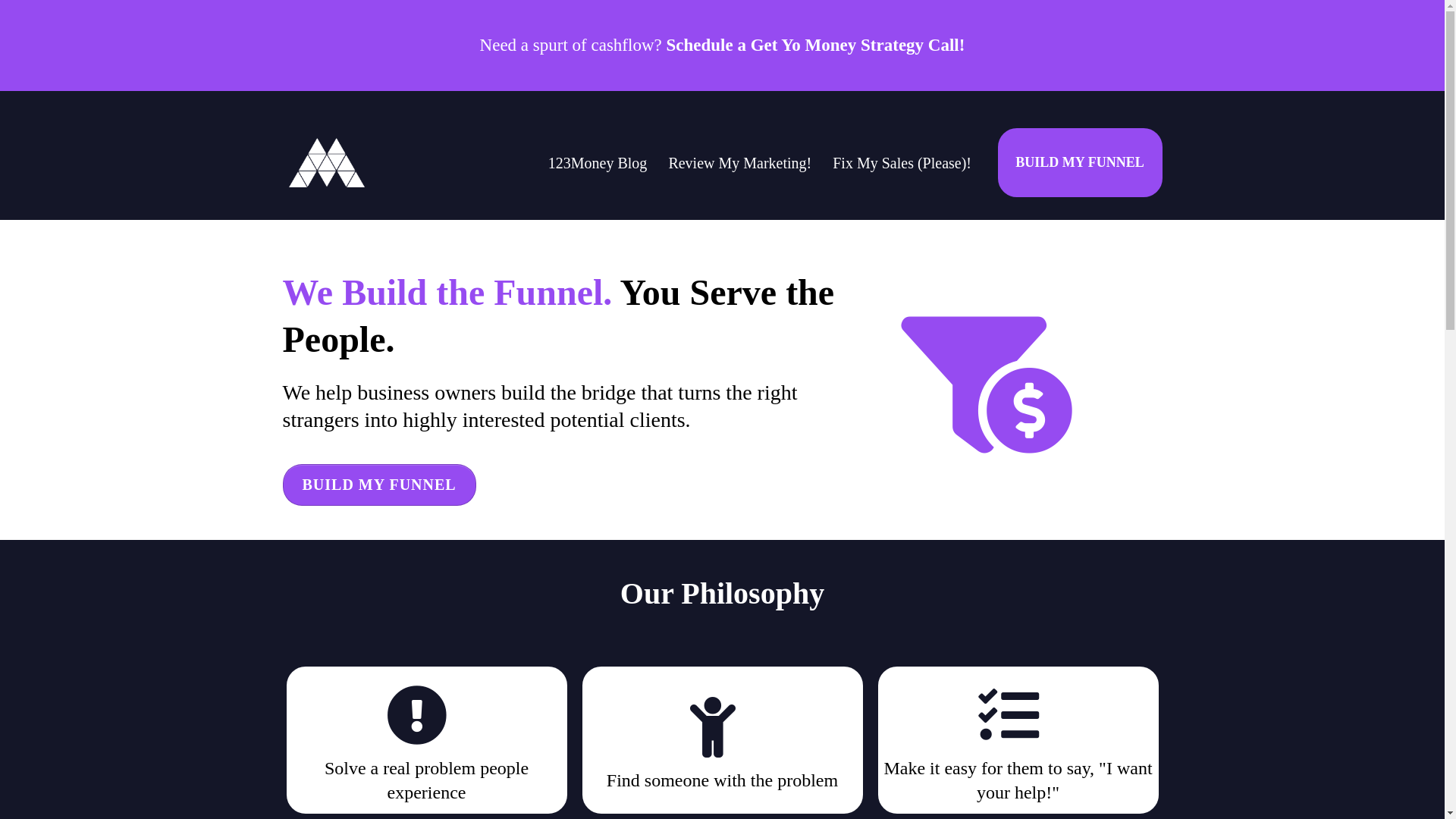 website screenshot of https://revenuesystemnow.com/