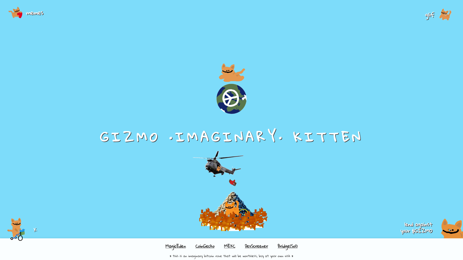 website screenshot of https://gizmosite.pages.dev/