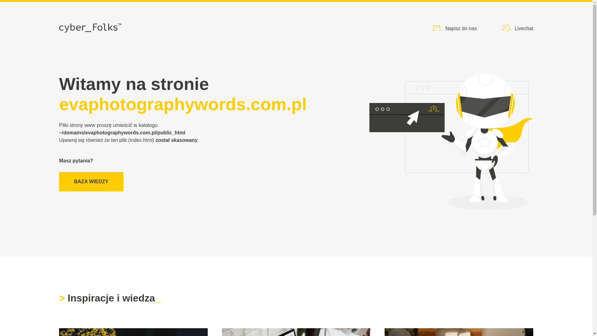 website screenshot of https://evaphotographywords.com.pl/