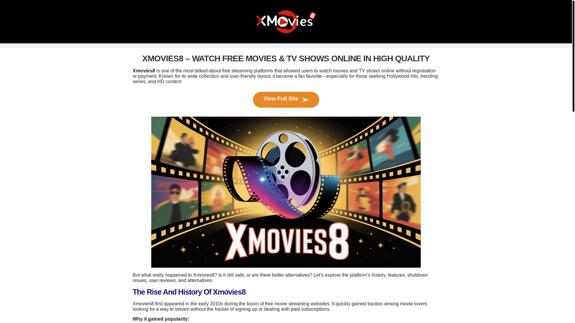 website screenshot of https://xmovies8.wiki/