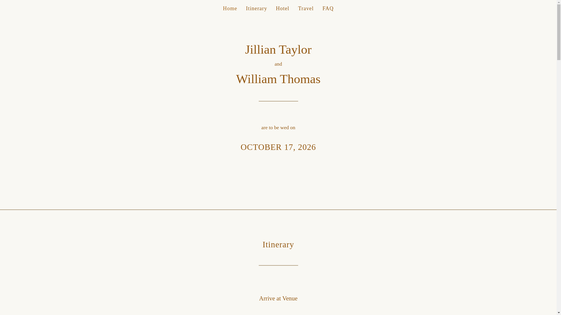 website screenshot of https://jillianandwilliam.wedding/