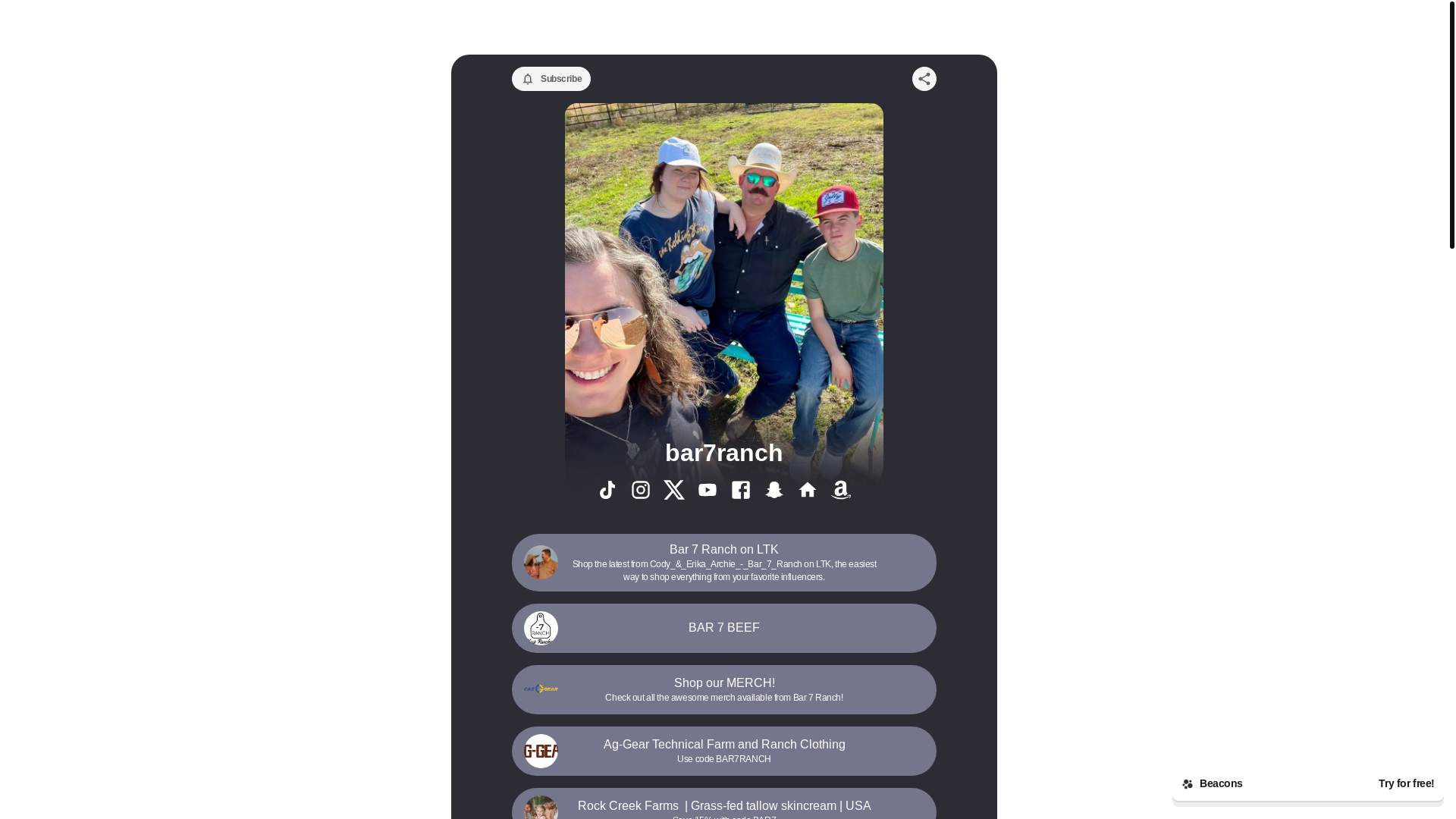 website screenshot of https://allthingsbar7.com/