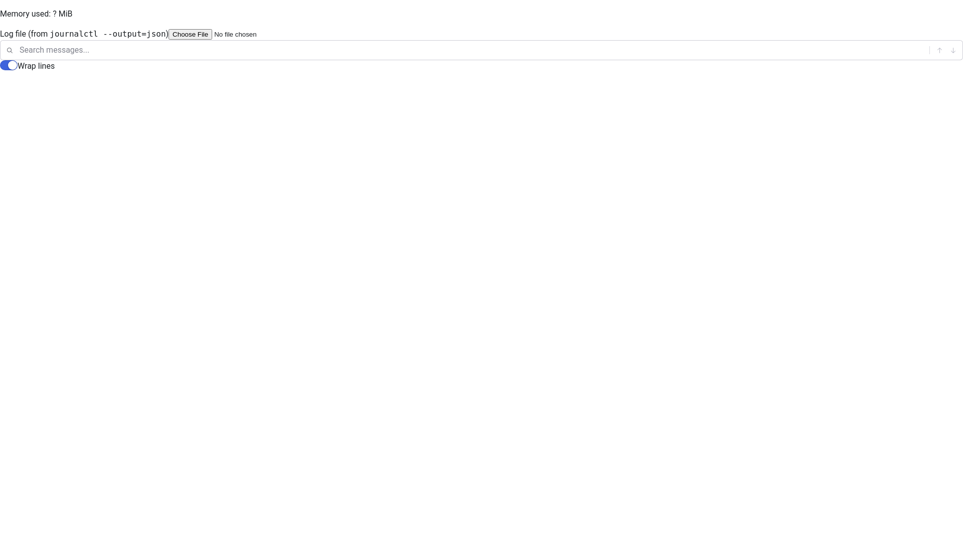 website screenshot of https://log-viewer.pages.dev/