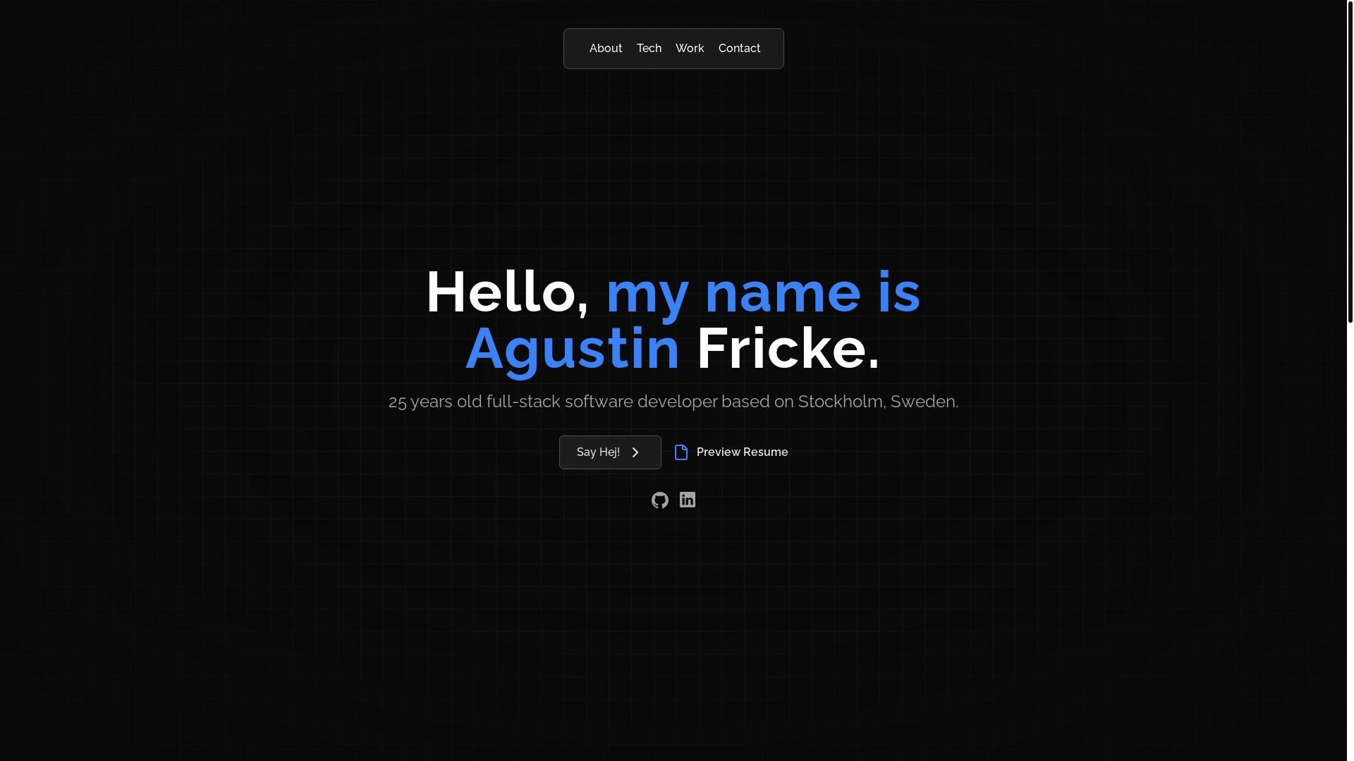website screenshot of https://agustfricke.com/