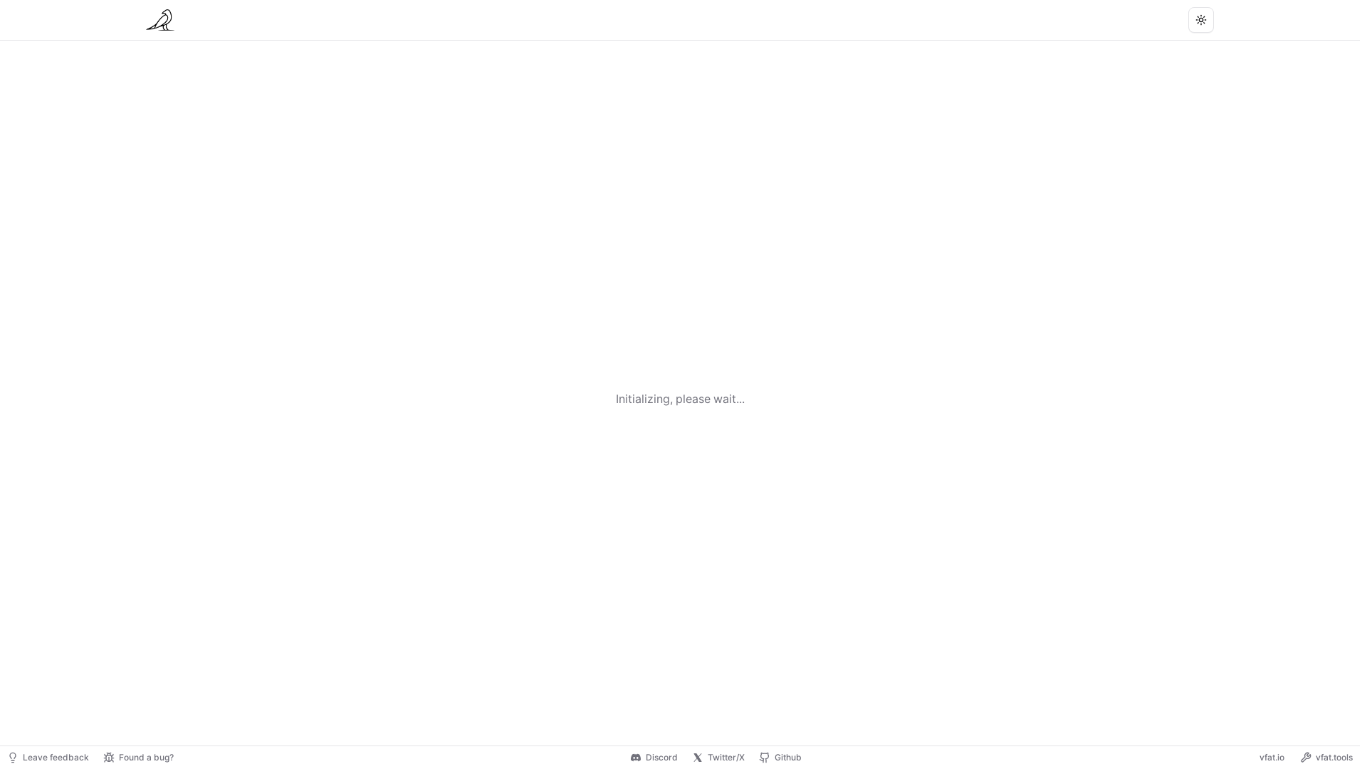 website screenshot of https://vfat-scan.pages.dev/