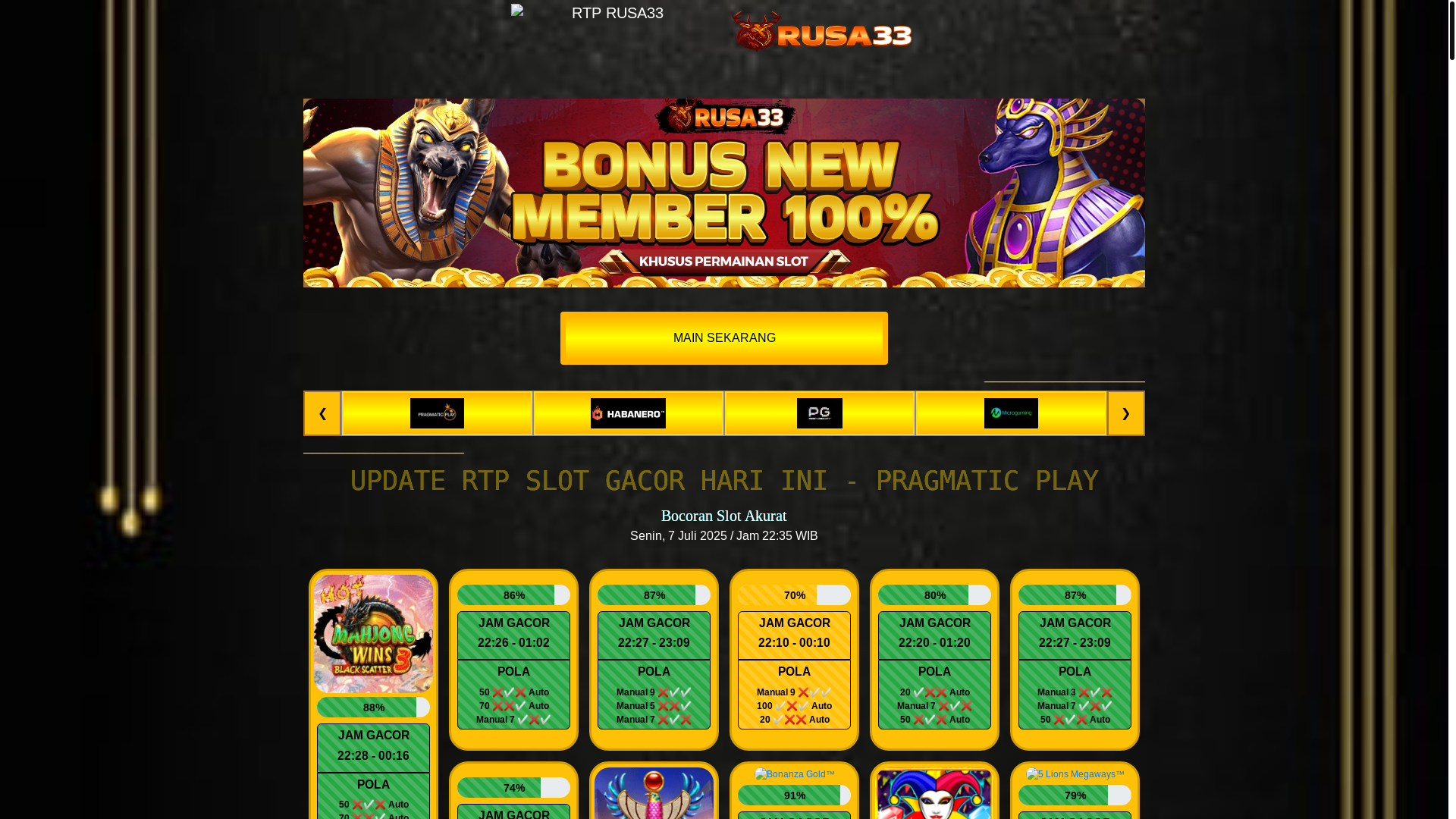 website screenshot of https://rtprusa33terbaru.pages.dev/