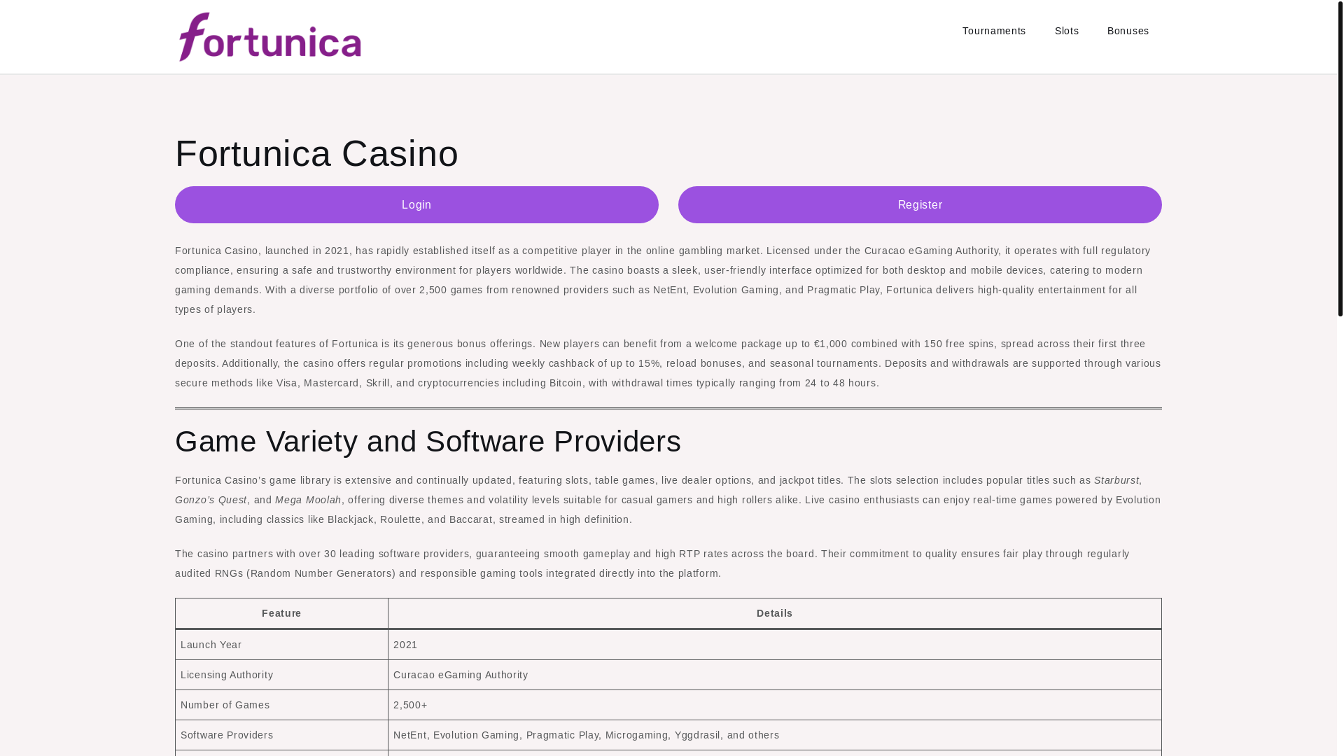 website screenshot of https://gb-fortunica.com/