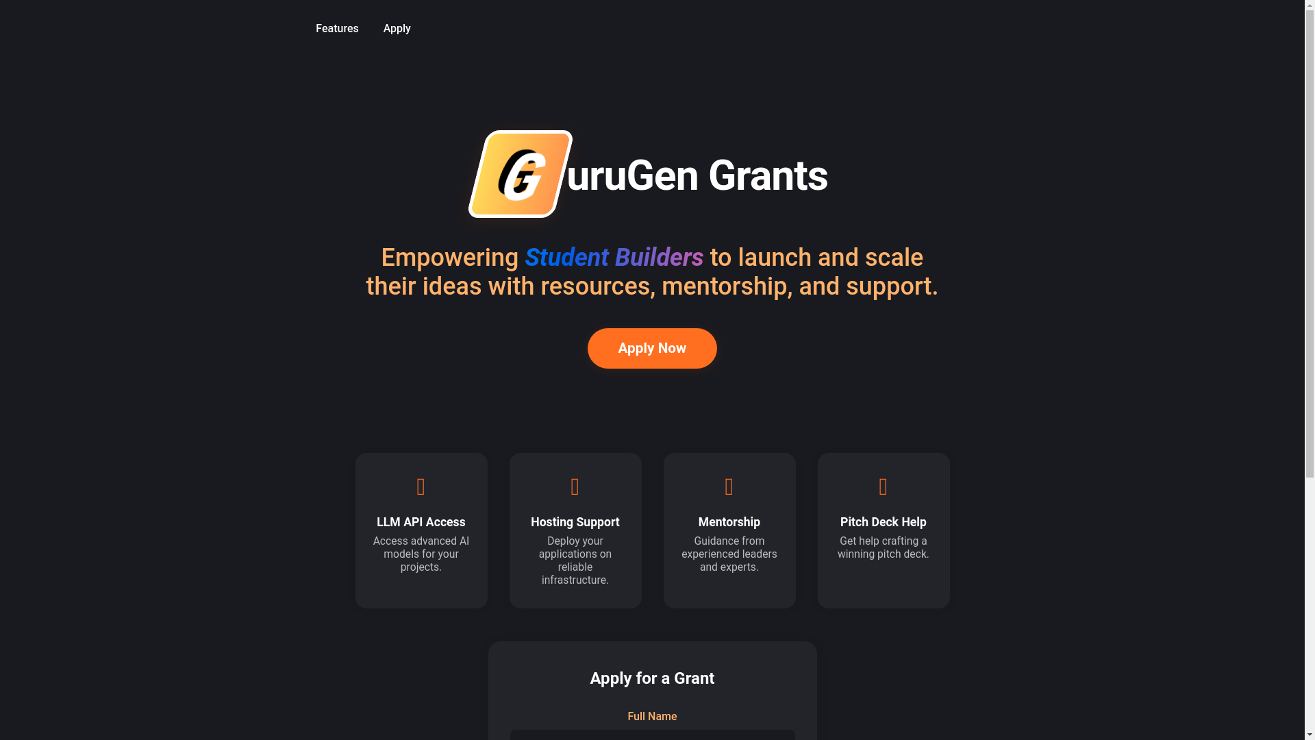website screenshot of https://grantsgg.pages.dev/