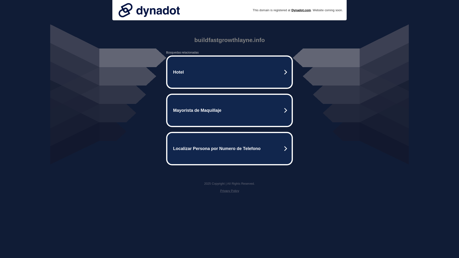 website screenshot of https://buildfastgrowthlayne.info/