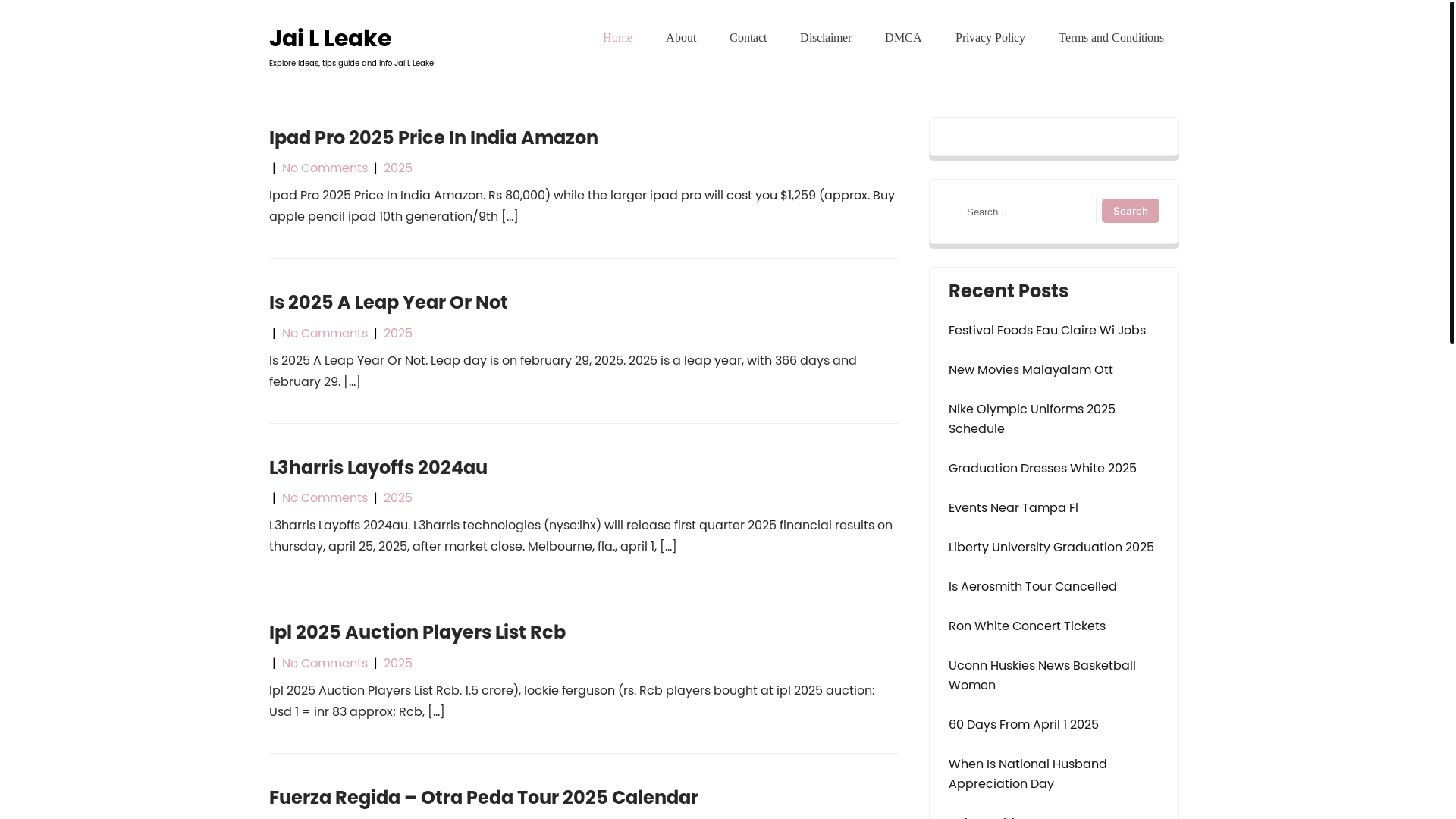 website screenshot of https://jailleake.pages.dev/