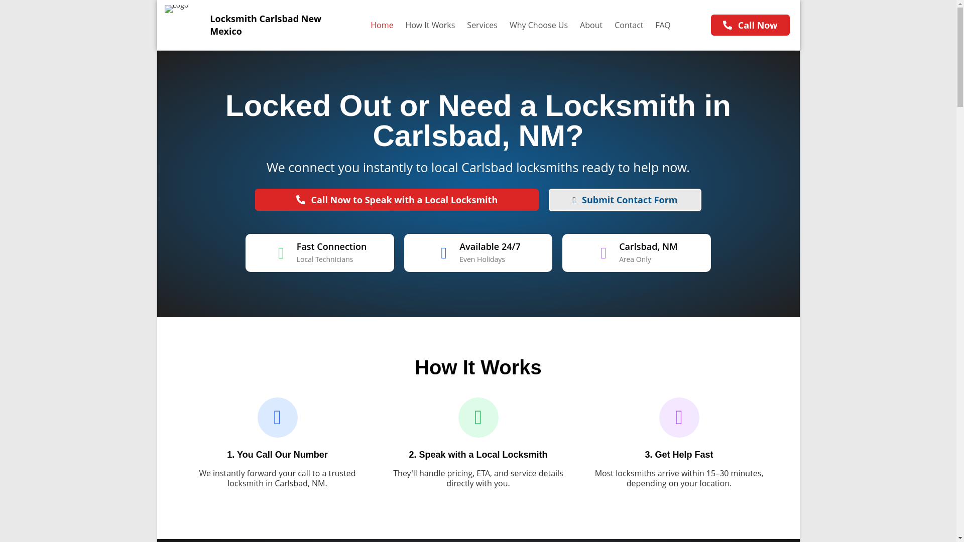 website screenshot of https://locksmith-carlsbad-nm.com/