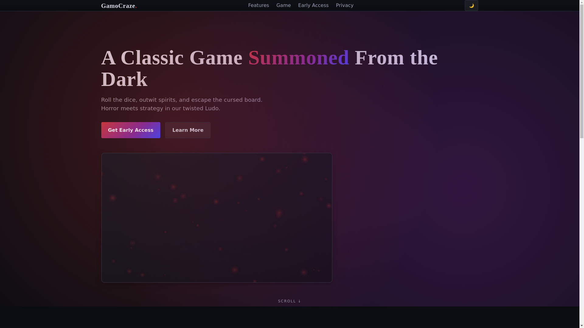 website screenshot of https://gamocraze-website.pages.dev/