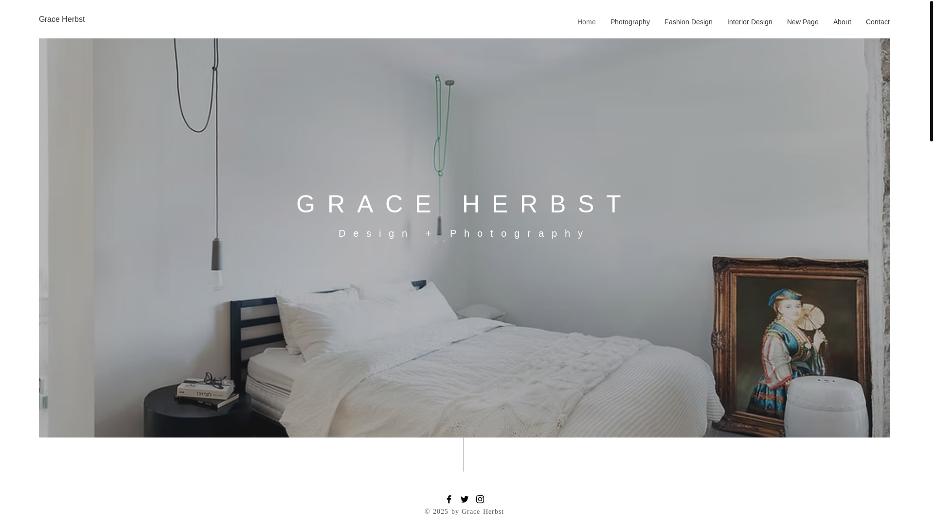 website screenshot of https://graceherbst.com/