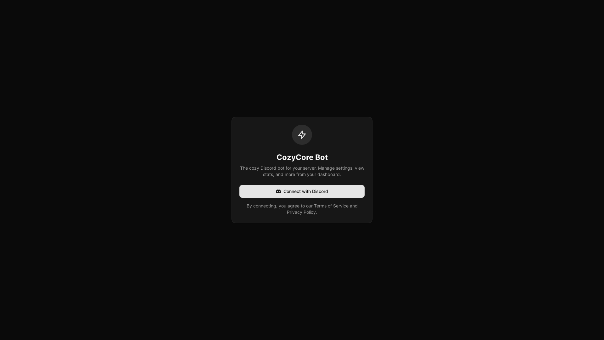 website screenshot of https://cozycore.app/