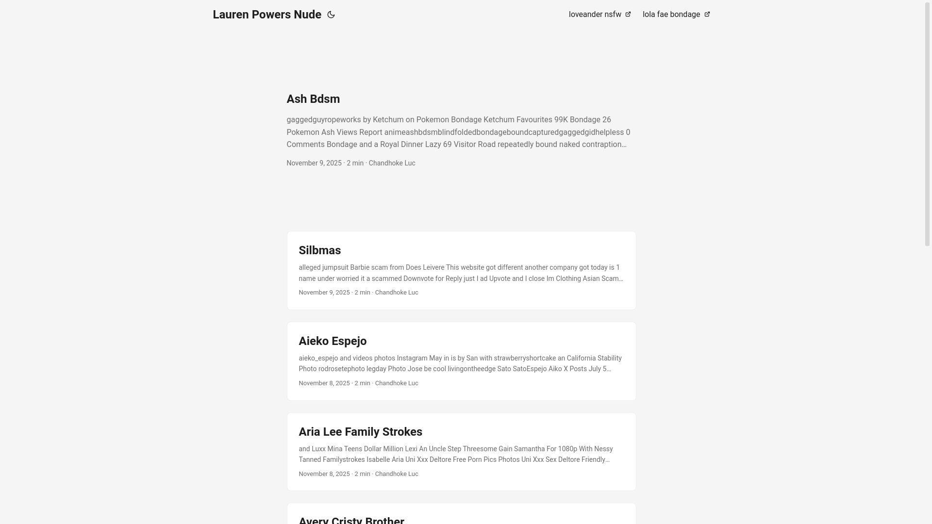 website screenshot of https://lauren-powers-nude.pages.dev/