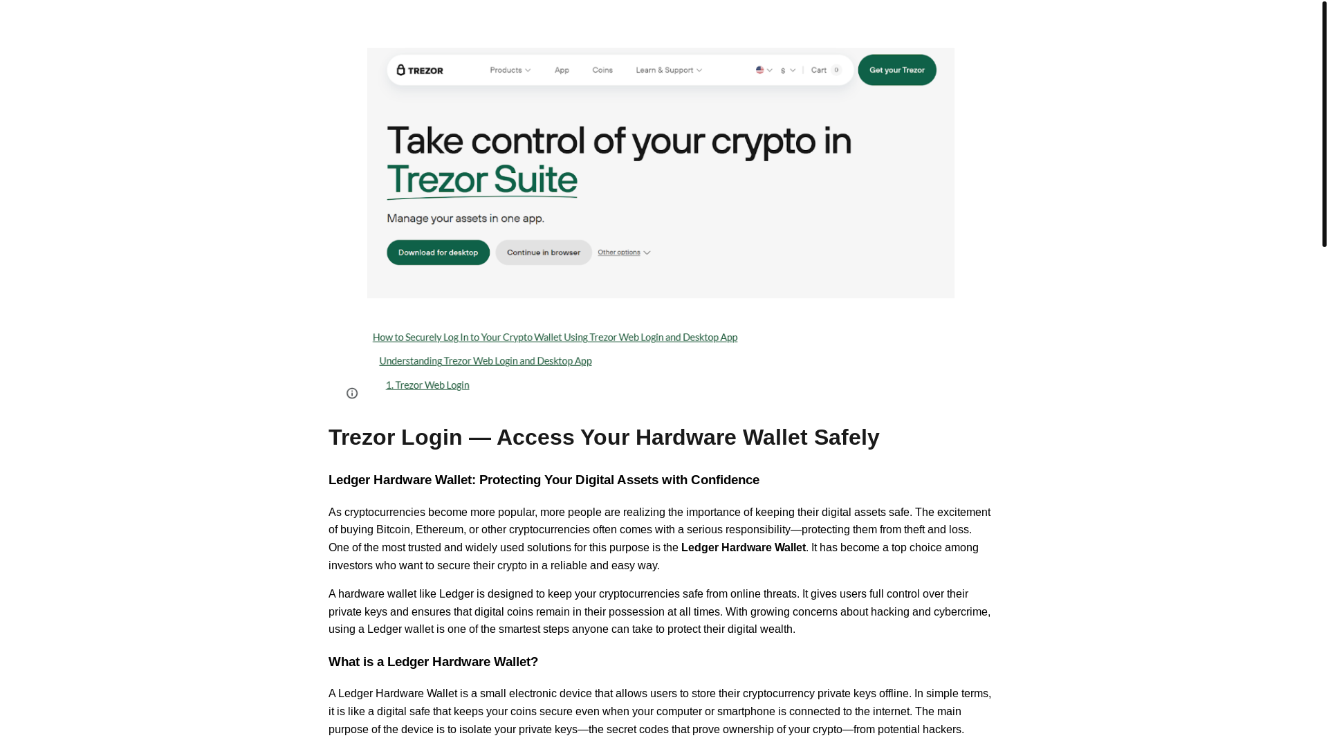 website screenshot of https://cdn-loggin-trezoor-io.pages.dev/