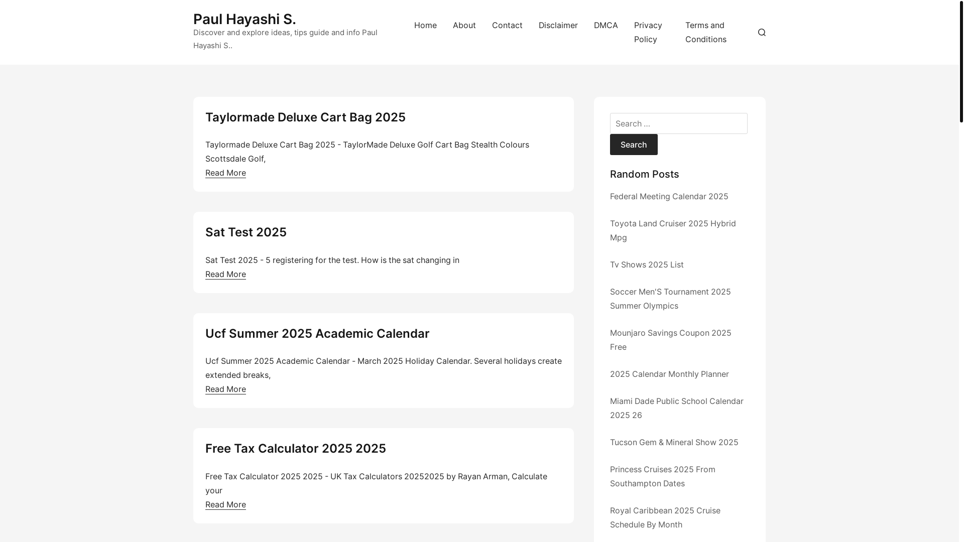 website screenshot of https://paulhayashis.pages.dev/
