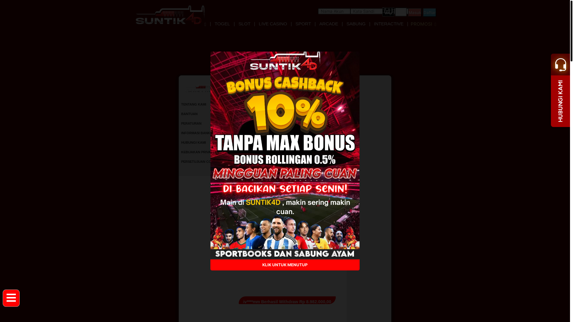 website screenshot of https://suntik4dmantul.store/