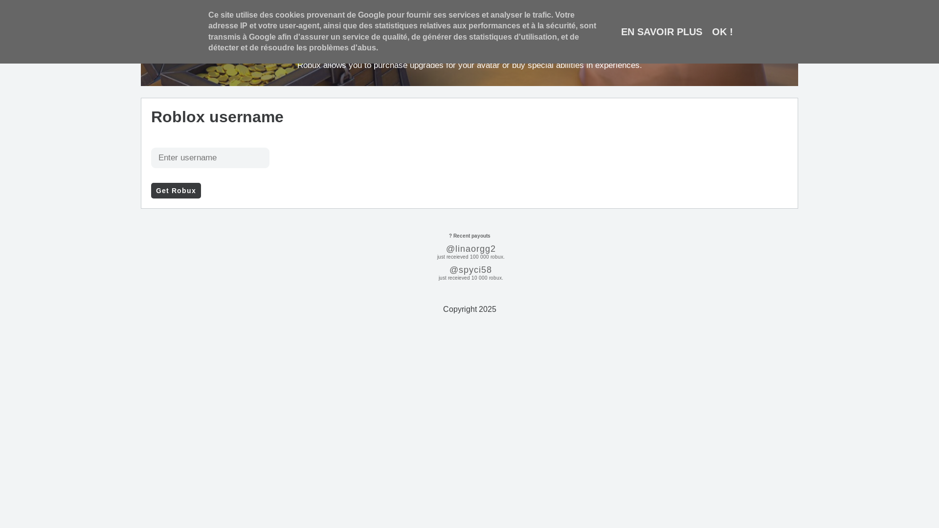 website screenshot of https://robux-gift-free.blogspot.com/?s1=armora/?&=jsgvs