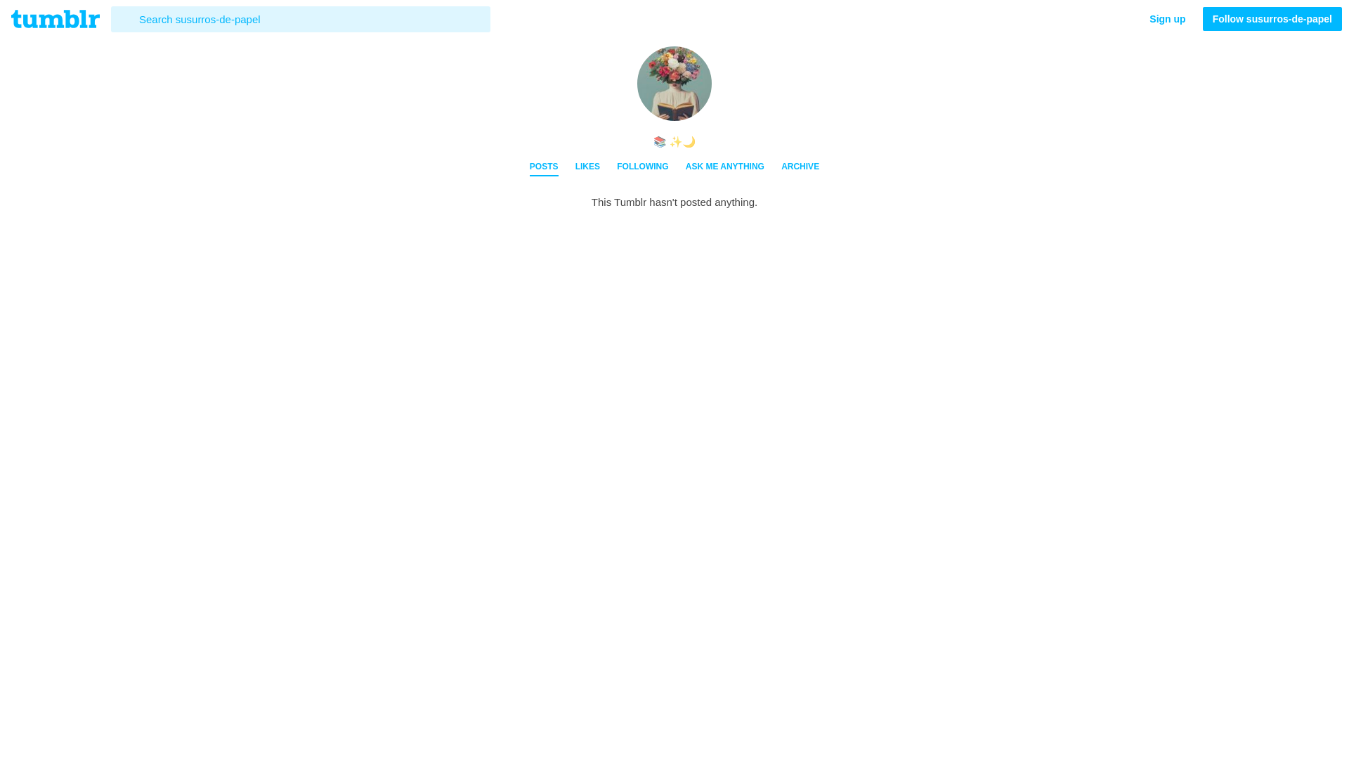 website screenshot of https://susurrosdepapel.blog/