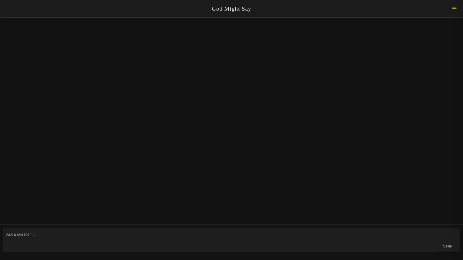 website screenshot of https://godmightsay.pages.dev/