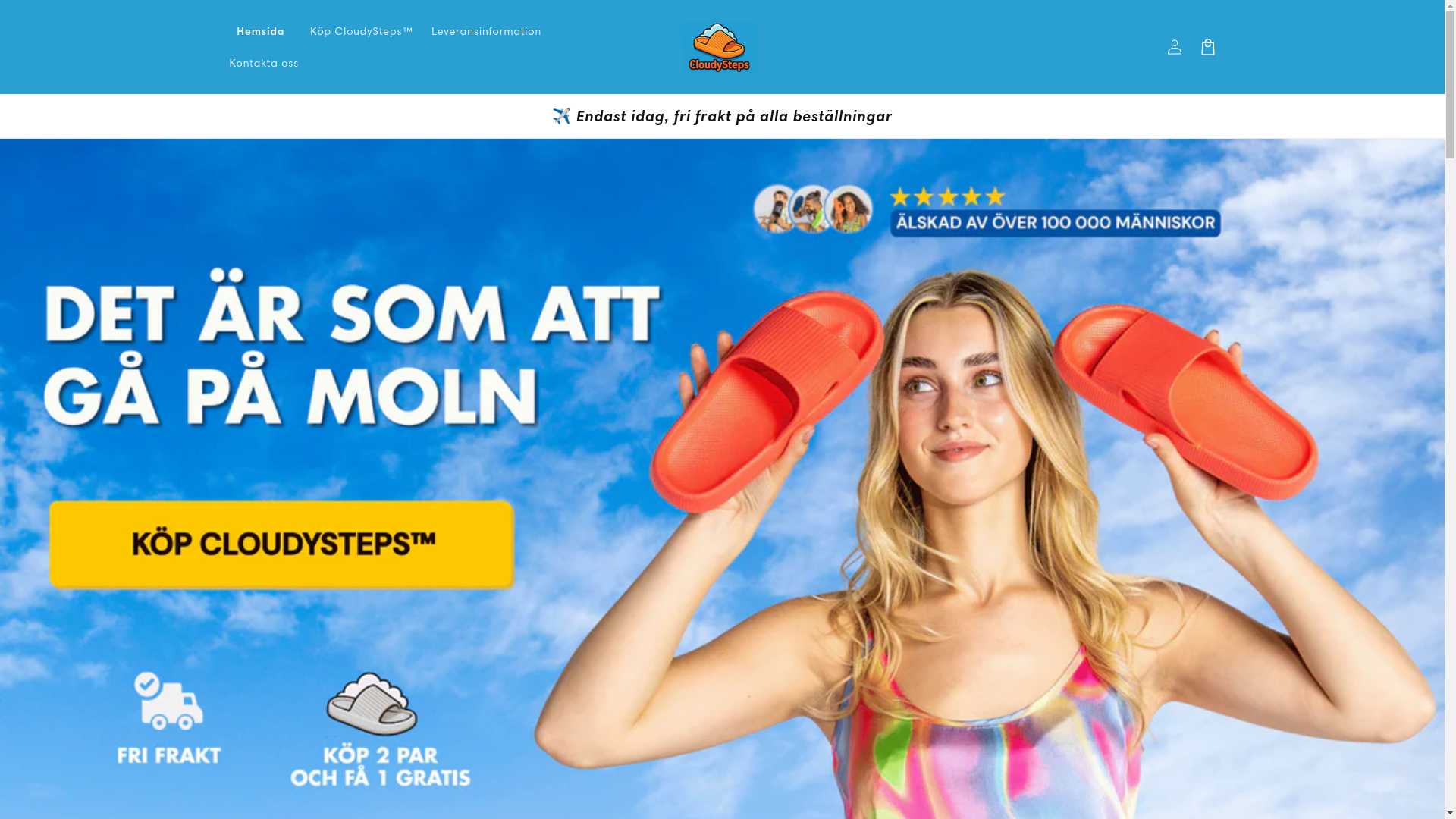 website screenshot of https://getcloudysteps.com/